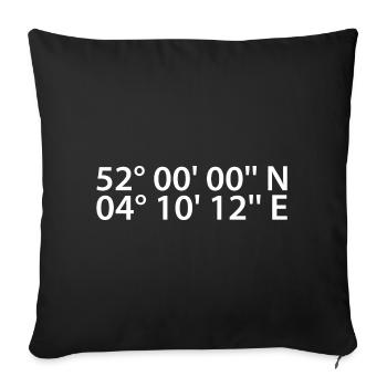 Coordonnées Westland - Housse de coussin décorative 45 x 45 cm - noir - Devant