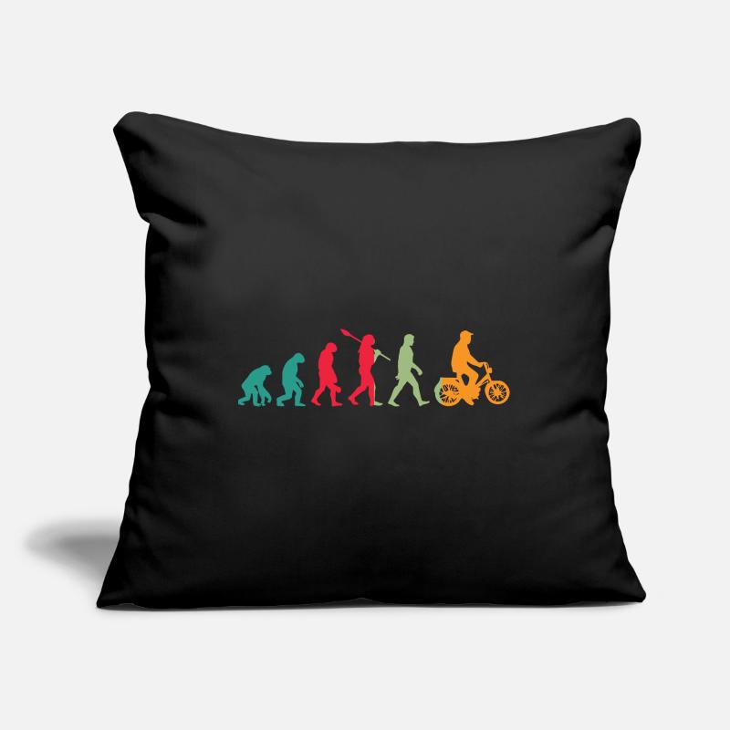 Mofa Evolution Mobylette Housse de coussin décorative 45 x 45 cm