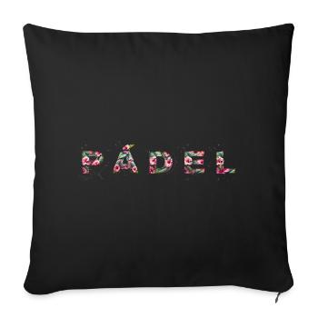 Padel Sport - Sofa pillowcase 17,3'' x 17,3'' (45 x 45 cm) - black - Front