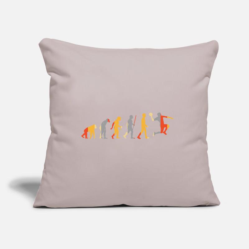 Evolution Handballeur Housse de coussin décorative 45 x 45 cm