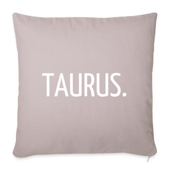 Taurus - Sofa pillowcase 17,3'' x 17,3'' (45 x 45 cm) - light taupe - Front