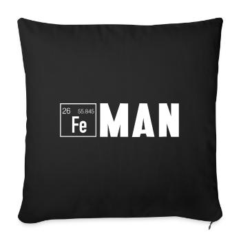 Iron Man Superheld - Sofakissenbezug 45 x 45 cm - Schwarz - Vorne