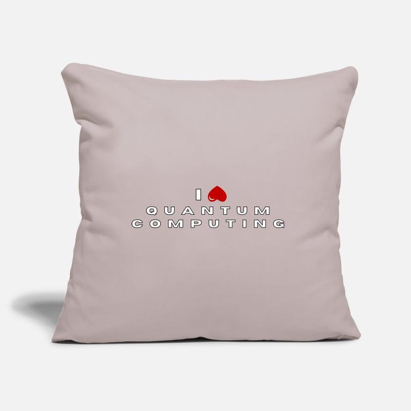 I hate Quantum Computing Sofa pillowcase 17,3'' x 17,3'' (45 x 45 cm)