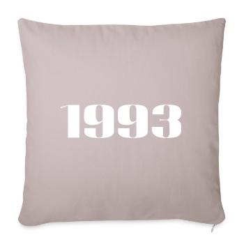 1993 - Cadeau né en 1993 - Housse de coussin décorative 45 x 45 cm - taupe clair - Devant
