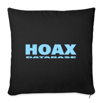CANULAR - Housse de coussin décorative 45 x 45 cm - noir - Devant