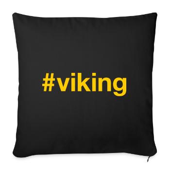 VIKING Hashtag - Sofakissenbezug 45 x 45 cm - Schwarz - Vorne