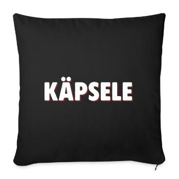 Käplsele - Sofa pillowcase 17,3'' x 17,3'' (45 x 45 cm) - black - Front