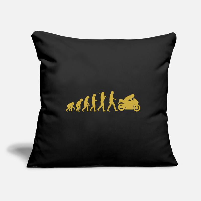 Motorcycle evolution Sofa pillowcase 17,3'' x 17,3'' (45 x 45 cm)
