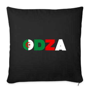 Algeria - Sofa pillowcase 17,3'' x 17,3'' (45 x 45 cm) - black - Front