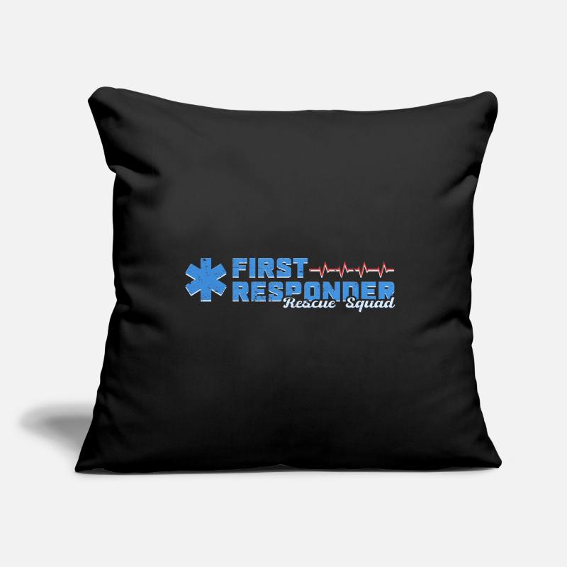 Motif bleu bleu De Secours Rescue Squad Housse de coussin décorative 45 x 45 cm