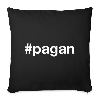 Hashtag PAÏEN - Housse de coussin décorative 45 x 45 cm - noir - Devant