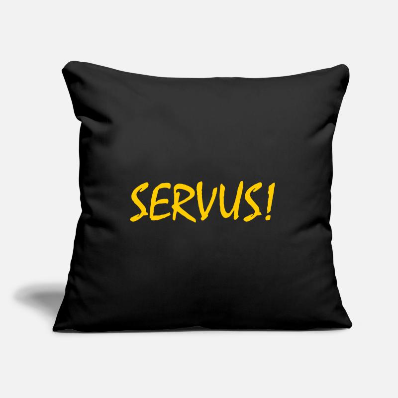 Servus Housse de coussin décorative 45 x 45 cm