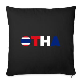 Thaïlande - Housse de coussin décorative 45 x 45 cm - noir - Devant