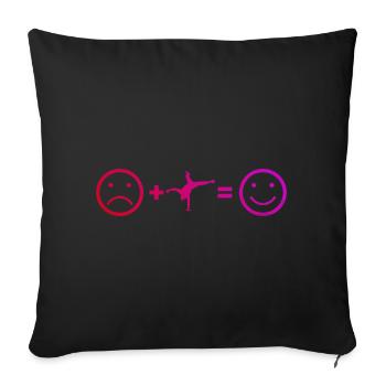 Hommes Femmes Hip Hop Hip Hop Bgirl Break Dance - Housse de coussin décorative 45 x 45 cm - noir - Devant