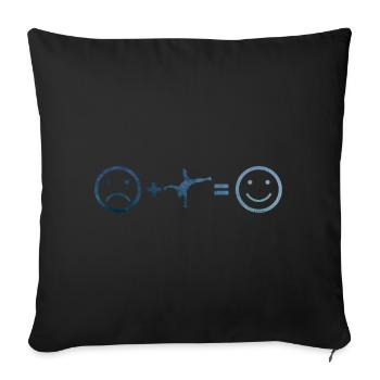 Breakdance Bgirl Hip Hop Hiphop Break Dance - Housse de coussin décorative 45 x 45 cm - noir - Devant