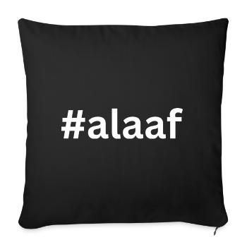 Carnival Cologne Hashtag Alaaf Kölle Kölsch Cologne - Sofa pillowcase 17,3'' x 17,3'' (45 x 45 cm) - black - Front