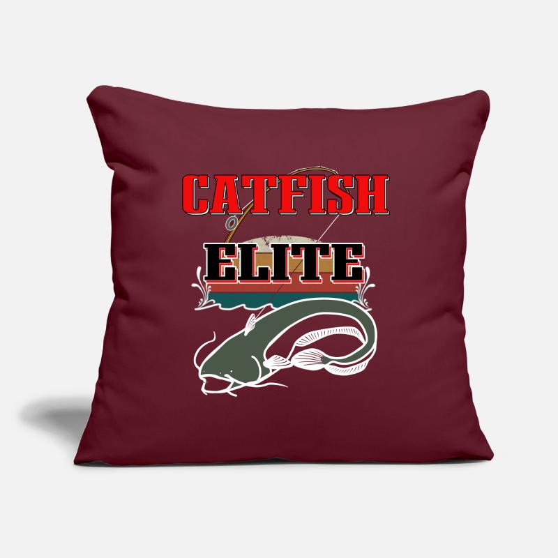 Poisson-chat Elite Housse de coussin décorative 45 x 45 cm