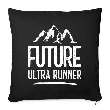Future Ultra Runner - Sofakissenbezug 45 x 45 cm - Schwarz - Vorne