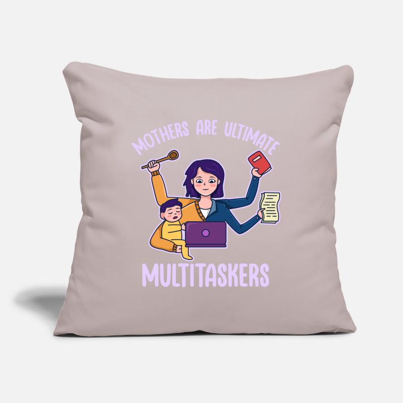 Muttertag Multitasking Arbeit Design Sofakissenbezug 45 x 45 cm