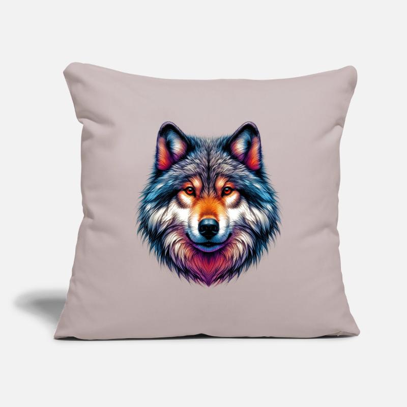 Wolf Sofa pillowcase 17,3'' x 17,3'' (45 x 45 cm)