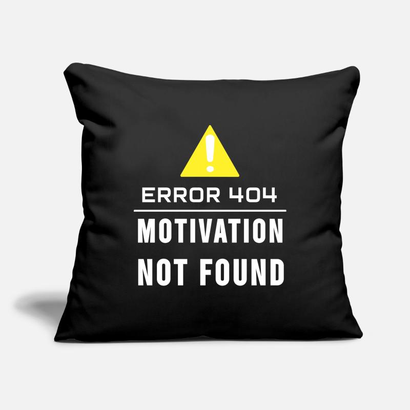 motivation not found Sofa pillowcase 17,3'' x 17,3'' (45 x 45 cm)