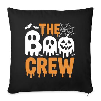 The Boo Crew Halloween Tee - Sofa pillowcase 17,3'' x 17,3'' (45 x 45 cm) - black - Front