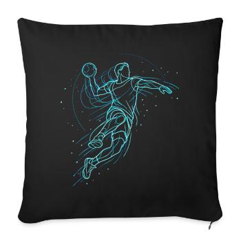 Handball Handball Player Gift - Sofa pillowcase 17,3'' x 17,3'' (45 x 45 cm) - black - Front