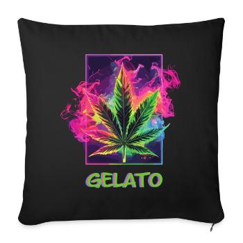 Gelato - Sofakissenbezug 45 x 45 cm - Schwarz - Vorne