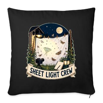 ÉQUIPE DE LA FOIRE EN D’ÉCOUTE - Housse de coussin décorative 45 x 45 cm - noir - Devant