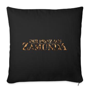 Coming To America Der Prinz Aus Zamunda Leopard - Sofa pillowcase 17,3'' x 17,3'' (45 x 45 cm) - black - Front