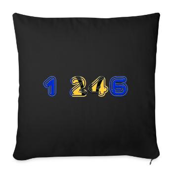 TEAM 1 246 BARBADE - Housse de coussin décorative 45 x 45 cm - noir - Devant