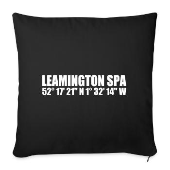 Leamington Spa coordinates - Sofa pillowcase 17,3'' x 17,3'' (45 x 45 cm) - black - Front