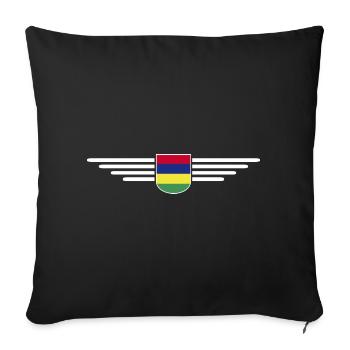 T-Shirt Ile Maurice – Island Fans & Lovers - Housse de coussin décorative 45 x 45 cm - noir - Devant