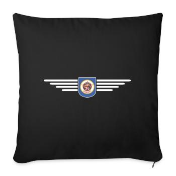 Minnesota Fan T-Shirt – Parfait pour les fans ! - Housse de coussin décorative 45 x 45 cm - noir - Devant