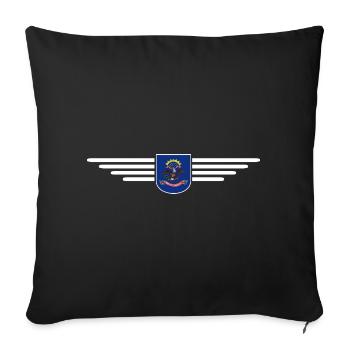 T-shirt de fan du Dakota du Nord – Parfait pour les fans - Housse de coussin décorative 45 x 45 cm - noir - Devant