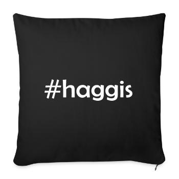 #haggis - Sofakissenbezug 45 x 45 cm - Schwarz - Vorne