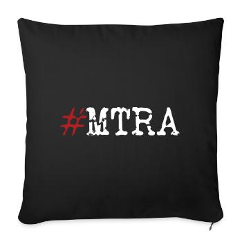 MTRA Medizinisch-Technischer Radiologie Mta - Sofakissenbezug 45 x 45 cm - Schwarz - Vorne