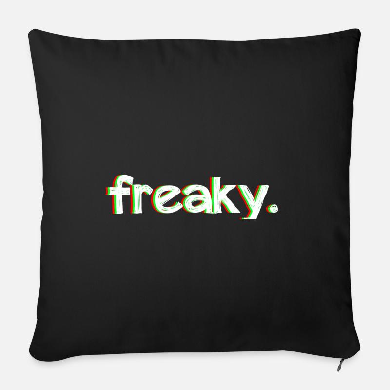 freaky. - Sofakissenbezug 45 x 45 cm - Schwarz