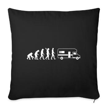 Campeur - Housse de coussin décorative 45 x 45 cm - noir - Devant