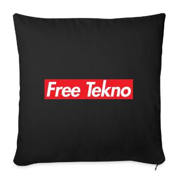 Free Tekno Supremacy - Housse de coussin décorative 45 x 45 cm - noir - Devant