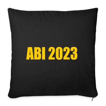Abi 2023 - Sofakissenbezug 45 x 45 cm - Schwarz - Vorne