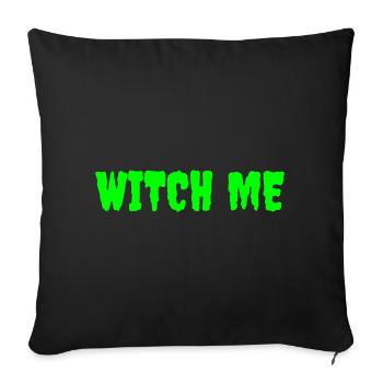 Magical Witchcraft Themed T-Shirt Design - Sofa pillowcase 17,3'' x 17,3'' (45 x 45 cm) - black - Front