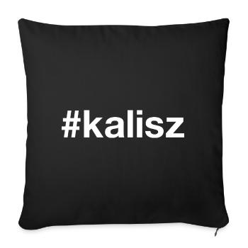 Kalisz Polska Pologne - Housse de coussin décorative 45 x 45 cm - noir - Devant