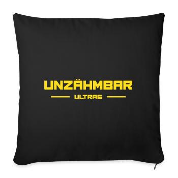 ULTRAS INTRAVERSABLES - Housse de coussin décorative 45 x 45 cm - noir - Devant