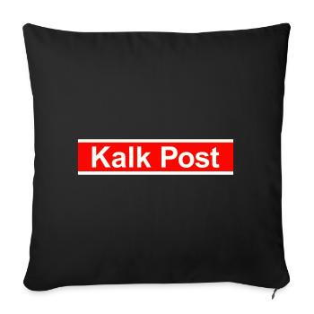 Lime Post - Sofa pillowcase 17,3'' x 17,3'' (45 x 45 cm) - black - Front