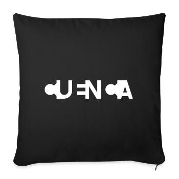 CUENCA – Castille-La Manche – Espagne - Housse de coussin décorative 45 x 45 cm - noir - Devant