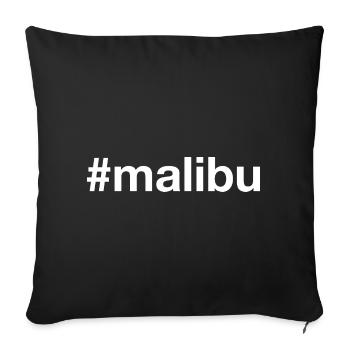 MALIBU Hashtag - Housse de coussin décorative 45 x 45 cm - noir - Devant