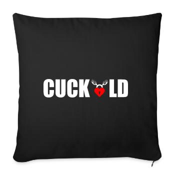 Cuckold - Sofakissenbezug 45 x 45 cm - Schwarz - Vorne