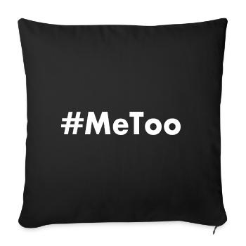 Me too - Housse de coussin décorative 45 x 45 cm - noir - Devant