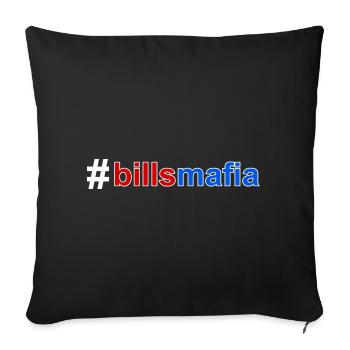 Mafia Hashtag Zitat - Sofakissenbezug 45 x 45 cm - Schwarz - Vorne